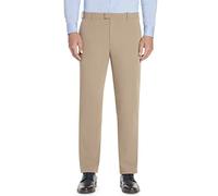 Van Heusen Men's Flex Straight Fit Flat Front Pant, Khaki, 42W x 34L