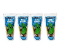 Van Holten's Pickle Lot de 4 cornichons dans une pochette - Pas de réfrigération nécessaire (Big Papa)