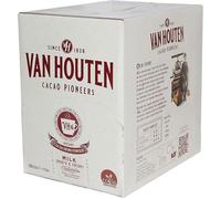 VAN HOUTEN | 100 Doses Individuelles de Chocolat au lait VH6 | Boite distributrice de Sticks Individuels 23g de poudre lactée