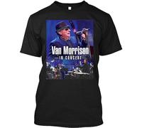 Van in Concert Morrison 2019 Dedekyo 11 Unisex 100% Cotton Short-Sleeve T-Shirts Black XL
