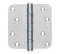 Van Leeuwen INTERSTEEL Charnière de porte à roulement à billes VA ronde 102x102 mm DIN G/D avec goupille extractible Quantité:1