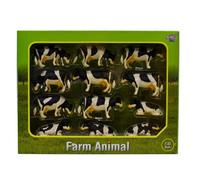 Van Manen 571929 Black and white Cows (set of 12)