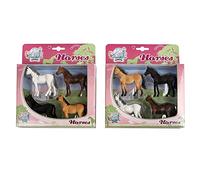Kids Globe Horses, 4pcs. 1:32