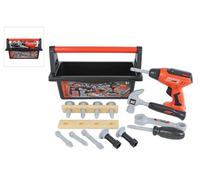 Van Manen kit d'outils jouet avec perceuse - 18 pièces