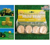Van Manen Set de balles de bois pressées rondes 4pcs à l'échelle 1:32