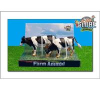 Van Manen Vache noir/blanc debout assorti. 2 pièces à l'échelle 1:32