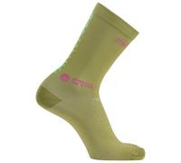 VAN RYSEL - Socks EDR - Chaussettes de cyclisme - EU 35-38 - graph khaki