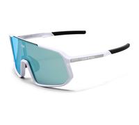 VAN RYSEL - Taaien S3 - Lunettes vélo - white blue / smoke lagoon