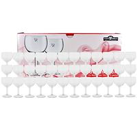VAN WELL Set de 36 - Verres à vin Ballon Professionnel 19 cl/0,1 l calibré