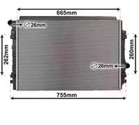 VAN WEZEL - Radiateur refroidissement moteur 03012711 - Réf. 03012711