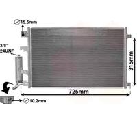 VAN WEZEL 13015702 Condenseur, climatisation