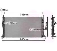 VAN WEZEL 18002596 Radiateur du moteur