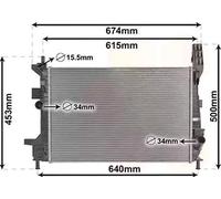 VAN WEZEL 18002602 Radiateur du moteur