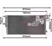 VAN WEZEL 18005617 Condenseur, climatisation