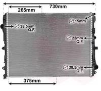 VAN WEZEL - Radiateur refroidissement moteur 30002667 - Réf. 30002667