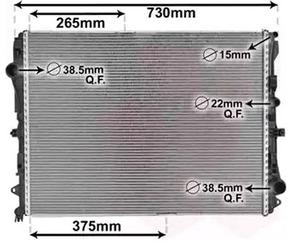 VAN WEZEL 30002667 Radiateur du moteur