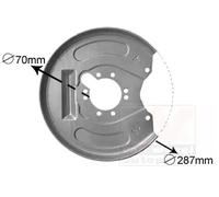 VAN WEZEL 3225374 Flasque de frein