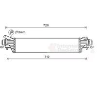 VAN WEZEL - Intercooler (échangeur) 37004662 - Réf. 37004662