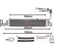 VAN WEZEL 37013700 Radiateur d'huile de boite de vitesse automatique