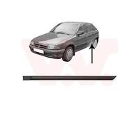 VAN WEZEL 3734425 Baguette et bande protectrice porte arrière gauche noir Compatible avec OPEL Astra F CC T92 Astra F Caravan T92 Astra F Berline T92 Astra F Van T92