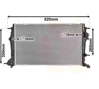 Van Wezel Radiateur de refroidissement 43002616 pour Renault Scenic 4/09+