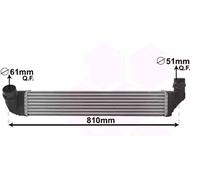 VAN WEZEL - Intercooler (échangeur) 43004614 - Réf. 43004614