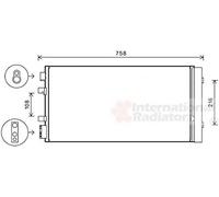 VAN WEZEL - Condenseur de climatisation 43005483 - Réf. 43005483