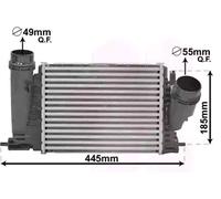 VAN WEZEL - Intercooler (échangeur) 43014701 - Réf. 43014701