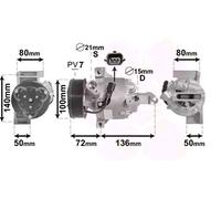 VAN WEZEL 4301K701 Compresseur de clim