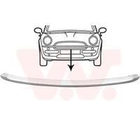VAN WEZEL Baguette décorative/de protection, pare-chocs 0506580 Compatible avec: MINI MINI, Cabriolet, CLUBMAN, CLUBVAN, Coupe, Roadster