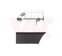 VAN WEZEL Baguette et bande protectrice panneau latérale gauche devant l'essieu installation latérale 3799425 Compatible avec OPEL Movano B Van X62 Movano B Minibus X62, RENAULT Master III Van FV