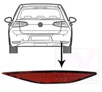 Catadioptre arrière VAN WEZEL 5766940 - Réf. 5766940