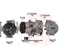 VAN WEZEL 3700K608 Compresseur de clim