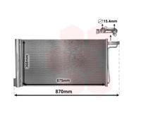 VAN WEZEL Condenseur Climatisation Pour Ford Focus III Turnier C-Max II