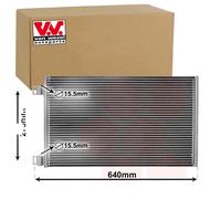 VAN WEZEL Condenseur Sans Sèche-linge pour Mercedes-Benz Citan Renault Kangoo