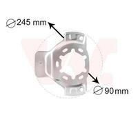 VAN WEZEL Flasque de frein Protection De Disque De Frein 3742371 Essieu avant
