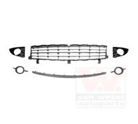 Grille Prise D\'air Inferieur 8/06 Kit Avec Ou Sans Antibrouillard Noir . Centrale Gauche Droite Pour Renault Scenic