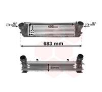 VAN WEZEL Intercooler On Refroidit L'Air Aluminium pour BMW 1er 3er Touring