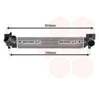 VAN WEZEL Intercooler On Refroidit L'Air Aluminium pour Pour BMW 2 Active Tourer