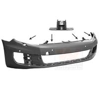 VAN WEZEL Pare-choc 5765574 avant avec couche d'apprêt Compatible avec VW Golf 6 3/5 portes 5K1 Golf 6 Cabriolet 517 Golf 6 Van 5K1