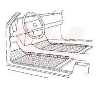 VAN WEZEL Plancher de carrosserie 0201285 avant gauche intérieur pour ROVER MINI