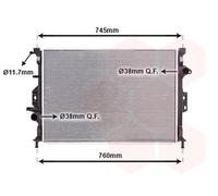 Radiateur, refroidissement du moteur VAN WEZEL 18002424
