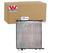 VAN WEZEL Radiateur du moteur Module de Refroidisement Largeur de filet 402mm Longueur de filet 380mm Profondeur de filet 23mm convient pour PEUGEOT 207 3/5 portes (WA, WC) 09002188