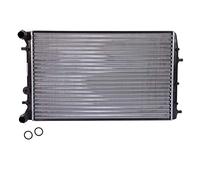 VAN WEZEL Radiateur du moteur Module de Refroidisement Largeur de filet 415mm Longueur de filet 632mm Profondeur de filet 23mm pour VW Polo IV 3/5 portes (9N, 9A) 76002010