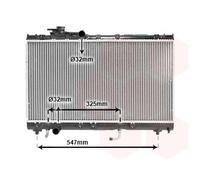 VAN WEZEL Radiateur du moteur Module de Refroidisement Largeur de filet 638mm Longueur de filet 350mm Profondeur de filet 25mm Compatible avec TOYOTA CELICA ST20, AT20 53002350