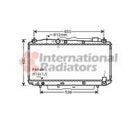 VAN WEZEL - Radiateur refroidissement moteur 53002348 - Réf. 53002348