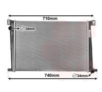 Van WEZEL Radiateur du moteur 06002356