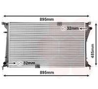 VAN WEZEL Radiateur Mécanique Pour Nissan Primastar Kasten X83