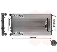 VAN WEZEL - Radiateur refroidissement moteur 58002174 - Réf. 58002174