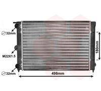VAN WEZEL Radiateur Moteur Mécaniquement Monté Pour VW Golf II 19E 1G1 1.3